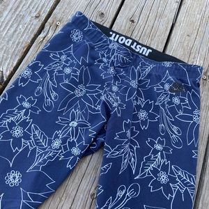 Floral Navy Nike Leggings